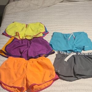 Under Armour and Nike Athletic Shorts Set